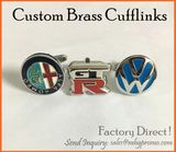 Custom Brass Cufflinks