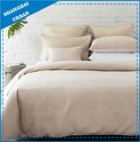 Solid Sand Waffle-Design Polyester Duvet Cover Set