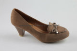 Med-Heel Lady New Design Shoes with Bowknot