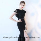 Sexy Formal Black Lace Long Mermaid Evening Dresses