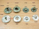 Brass Snap Button with Nickle for Garments (PSB-5604)