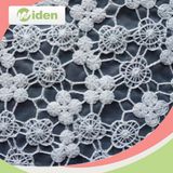 120cm Nylon and Milky Poly African Lace Embroidery Fabric