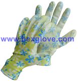 Flower Printed Pretty Fashion Glove