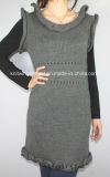 Fashion European Women Dress with Cable Knitting (12AW-223)