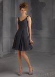 Chiffon Black Bridesmaid Fashion Dresses (FD14002)
