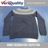 Women's Freeman Knit Sweater Quality Control Inspection Service at Dongguan, Guangdong