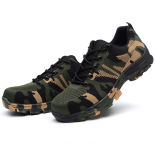 Army Green Camouflage Design Safety Shoes