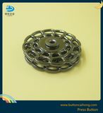 Plating Rack Black Nickel Metal Press Buttons for Garment