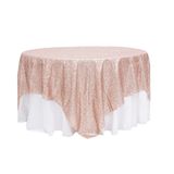  Wedding Hotel Decor White Table Cloth Square Table Linen Dining Sequin Table Cover