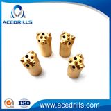 Short Skirt Rock Drill Taper Tungsten Carbide Button Drill Bit