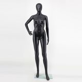 Wholesale Black No Face Female Plastic Display Mannequin Model