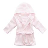 100% Bamboo Fiber Kids Bathrobe for babies