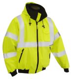 100% Polyester Safety Reflective Waterproof Sweat Shirt Jacket