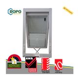 Veka Profile Hand Crank Awning Window with Winder, Open Outside PVC Windows