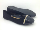 Fashion Black Women Shoes with Flat Heel