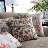 Print 45X45cm Square Plycotton Decorative Pillows on Couch