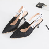Leather Shallow Flats Lady Pointed Toe Ballerina Casual Shoes