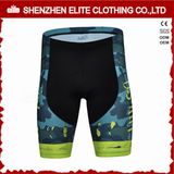 Latest Design Good Quality Sublimated Printing Cycling Pants Green (ELTCSI-23)