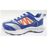 Kids Athletic Footwear with PVC Injection Outsole (S-0140)