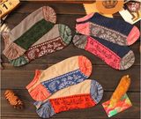 Retro Design Feel Unisex Ankle Dress Sock