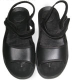 Anti Slip ESD Cleanroom Black TPU Sandals