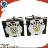 Square Shape Enamel Paint Metal Souvenir Cufflinks