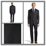 Bespoke Tailor Two Button Notch Lapel Elegant Men's Black Suit