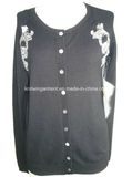 Women Fashion Winter Wool Cashmere Cardigan with Warming (863)