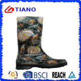 Flower PVC Rain Boots for Lady (TNK70019)
