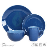 Royal Blue Ceramic 16PCS Stoneware Dinner Set
