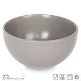 Solid Light Grey Ceramic Bowl