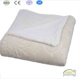 Winter Thick Warm Soft Bedding Micro Plush Double Layer Sherpa Throw Blanket