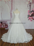 Backless Ball Gown Lace Elegant High Quality Wedding Dress