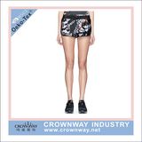 Polyester Yoga Print Fasnion Shorts for Women