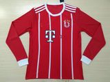 17/18 Bayern Home Long Sleeve Football Jerseys