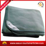 Queen Size Wool Blanket Fleece Blanket with Carry Handle Blanket Inflight