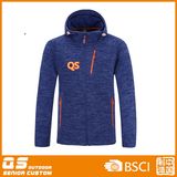 Men's Yarn Dyed Melange Fleece Jacket