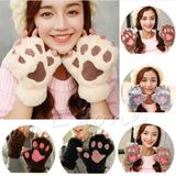 Fashion Winter Warm Plush Stuffed Gloves