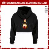 Wholesale Good Quality Blackh High Collar Hoodies Cheap (ELTCHI-25)