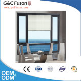 Aluminium Double Side Hung and Awning Window with Shutter and Blinds