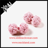 Custom Fashion Silk Knot Mens Cuff Links