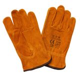 Cow Skin Labor Protective Safety Hand Working Driver Gloves