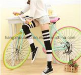 Fancy Comfortable Tube Women Combed Cotton Socks