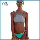 2018 Bikini Swimwear Women Swimsuit Floral Print White Bikins Set
