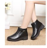 Wholesale High Quality Fashion Bright PU Leather Flat Ladies Shoes