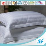 Microfiber Pillow with 300tc Stripe Pillow Cover with Flap