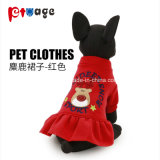 Puppy Holiday Dress Dog Skirt Winter Style Pet Clothes
