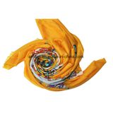 Fashion Printed 100% Acrylic Hand Flat Bed Printed Shawl