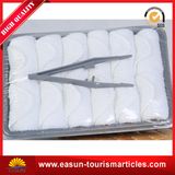 Hot Sale White Color 100% Cotton Hotel Towel for Airplane