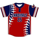 Custom Team Sublimated Baseball Tee Shirts in High Quality